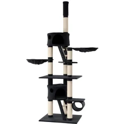 Katzenbaum FELIX 240 cm schwarz