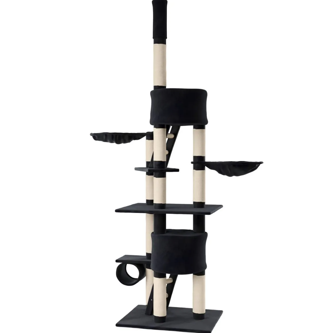 Katzenbaum FELIX 240 cm schwarz