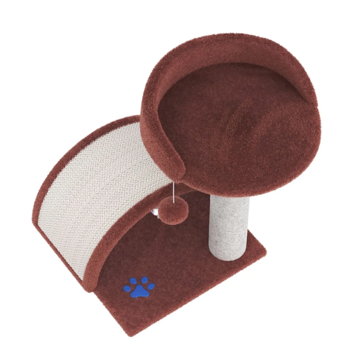 Katzenbaum FINDUS 50 cm braun