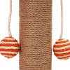 Katzenbaum Kratzstamm mit Spielzeug 26 x 40 cm braun | GONSER.CH