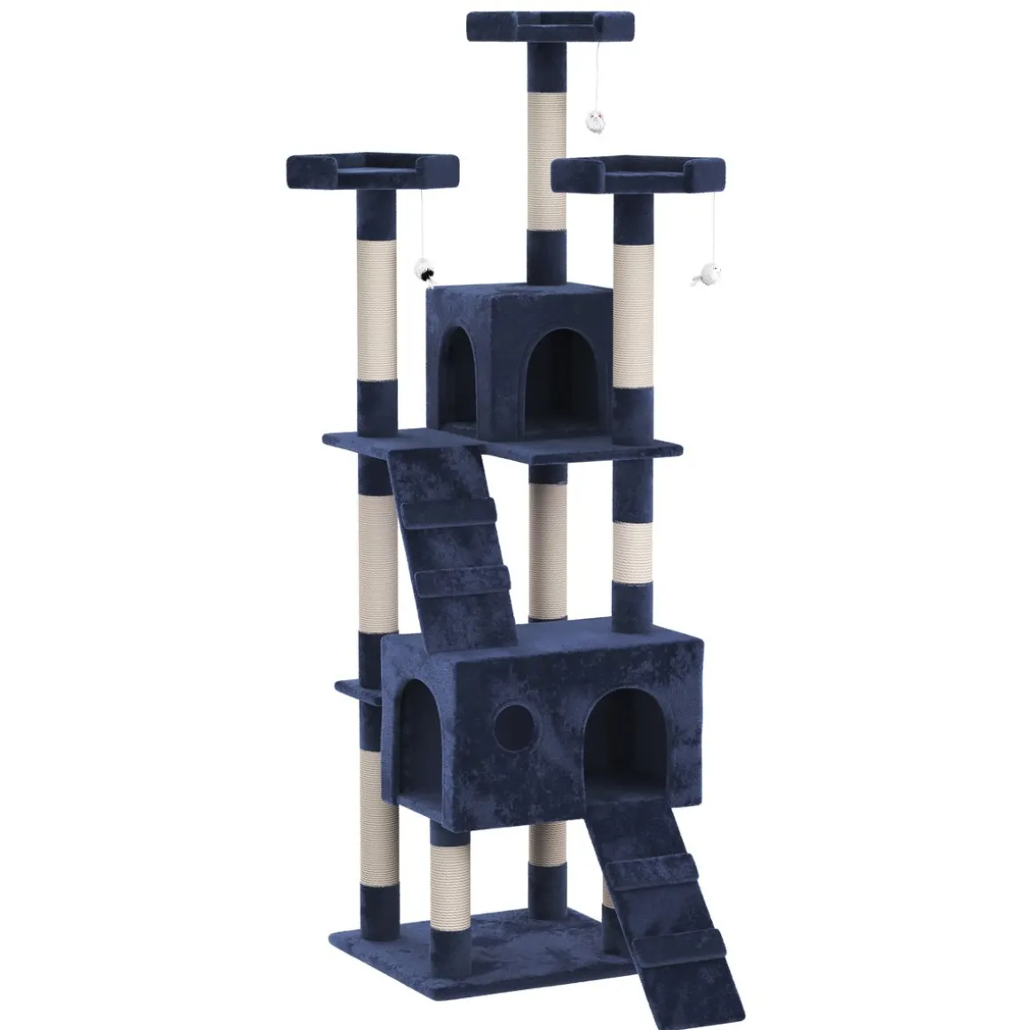 Katzenbaum MAX 182 cm dunkelblau