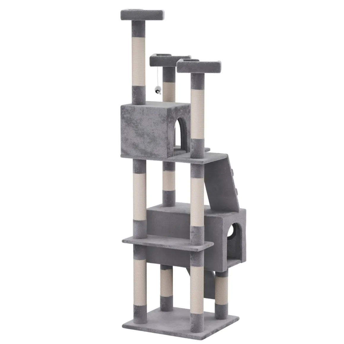 Katzenbaum MAX 182 cm grau