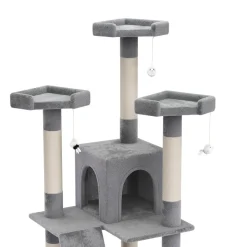 Katzenbaum MAX 182 cm grau