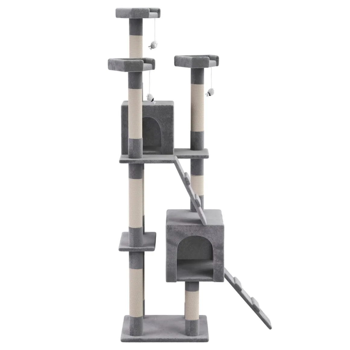 Katzenbaum MAX 182 cm grau