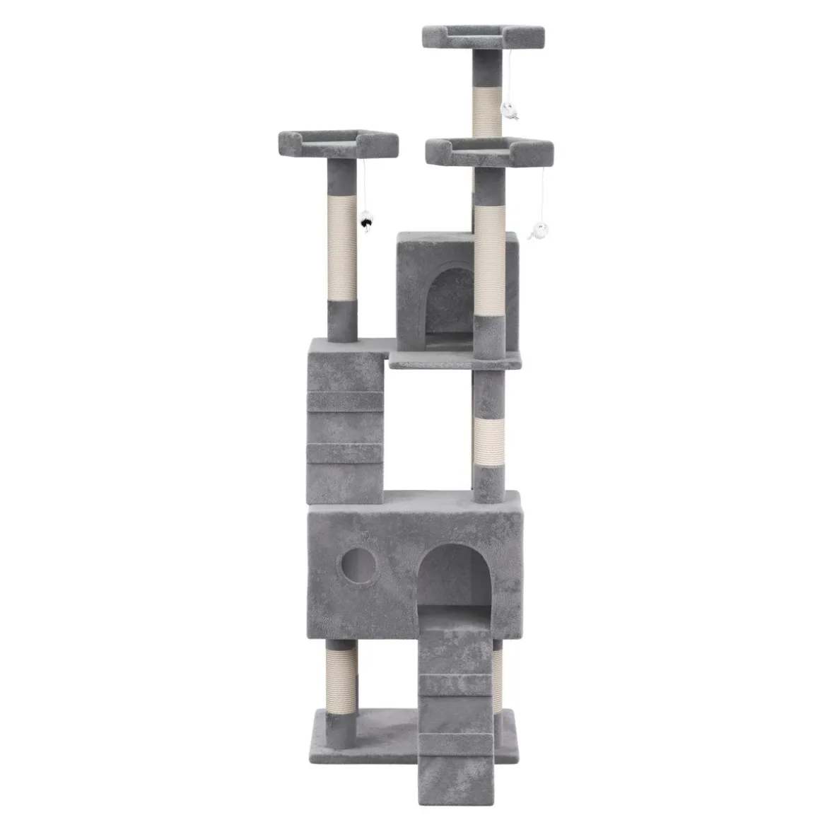 Katzenbaum MAX 182 cm grau