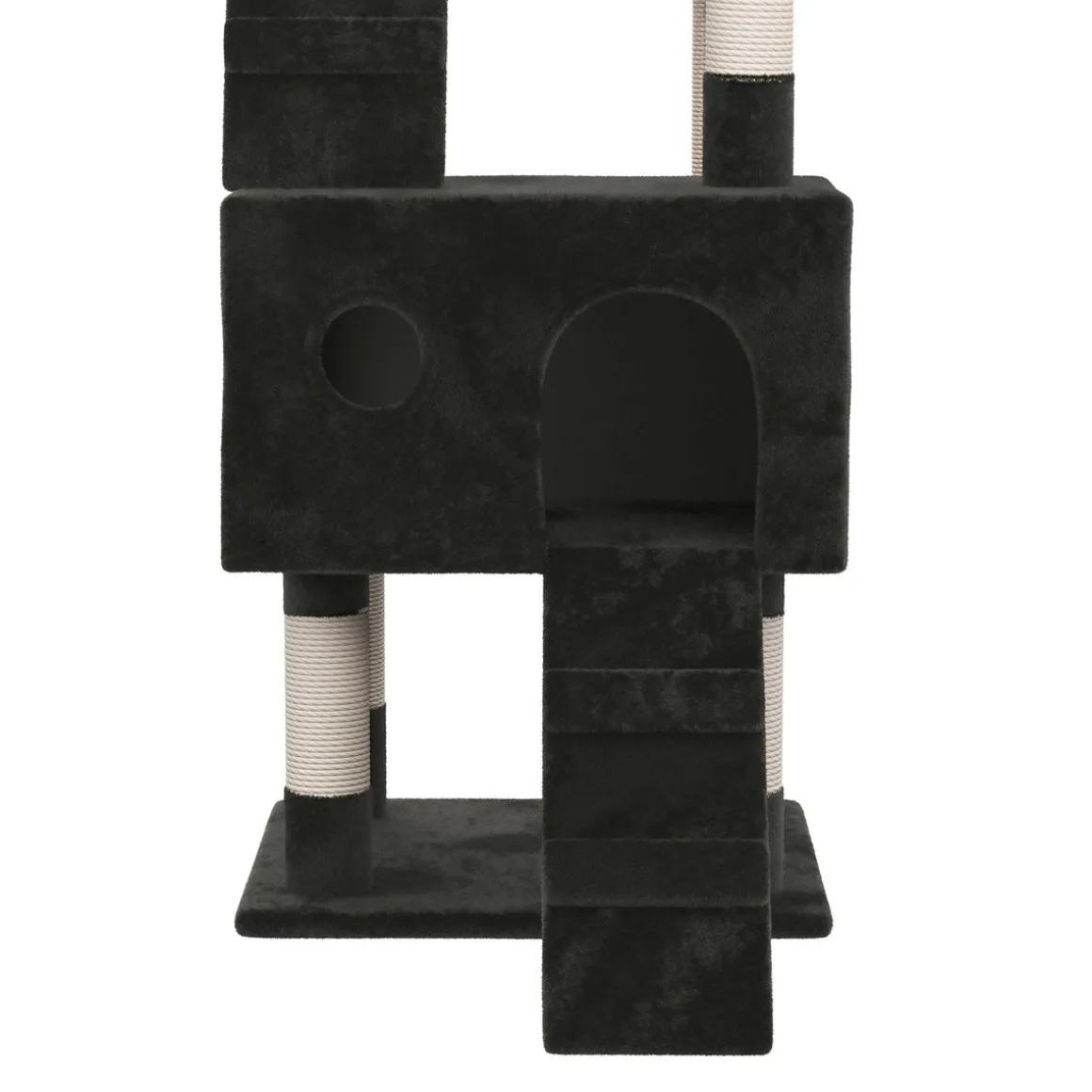 Katzenbaum MAX 182 cm schwarz