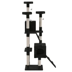 Katzenbaum MAX 182 cm schwarz
