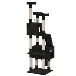 Katzenbaum MAX 182 cm schwarz