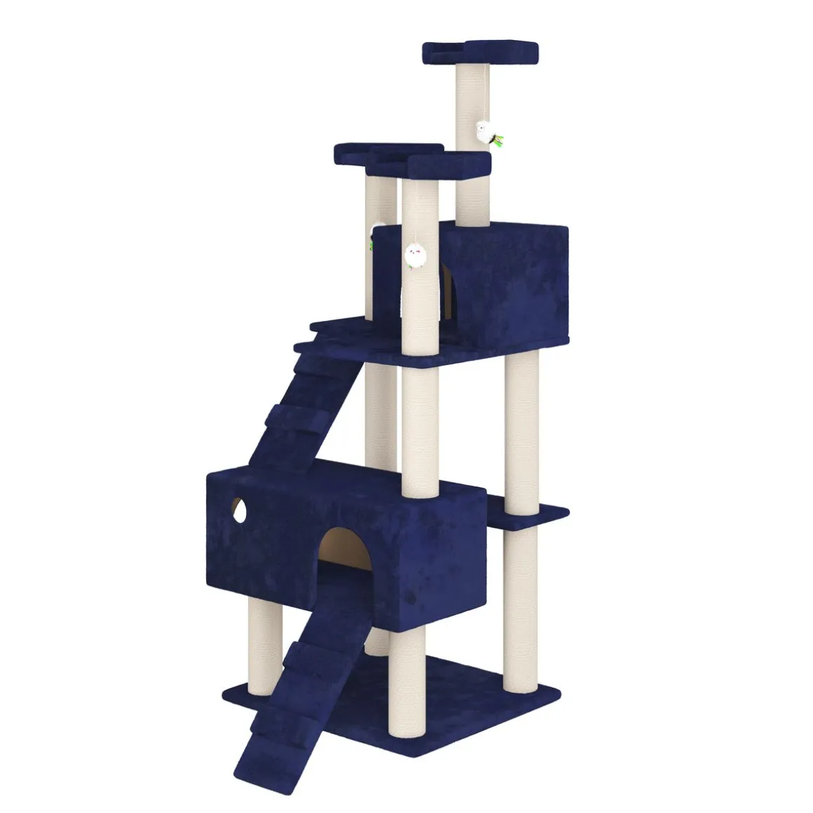 Katzenbaum MIRO 182 cm blau