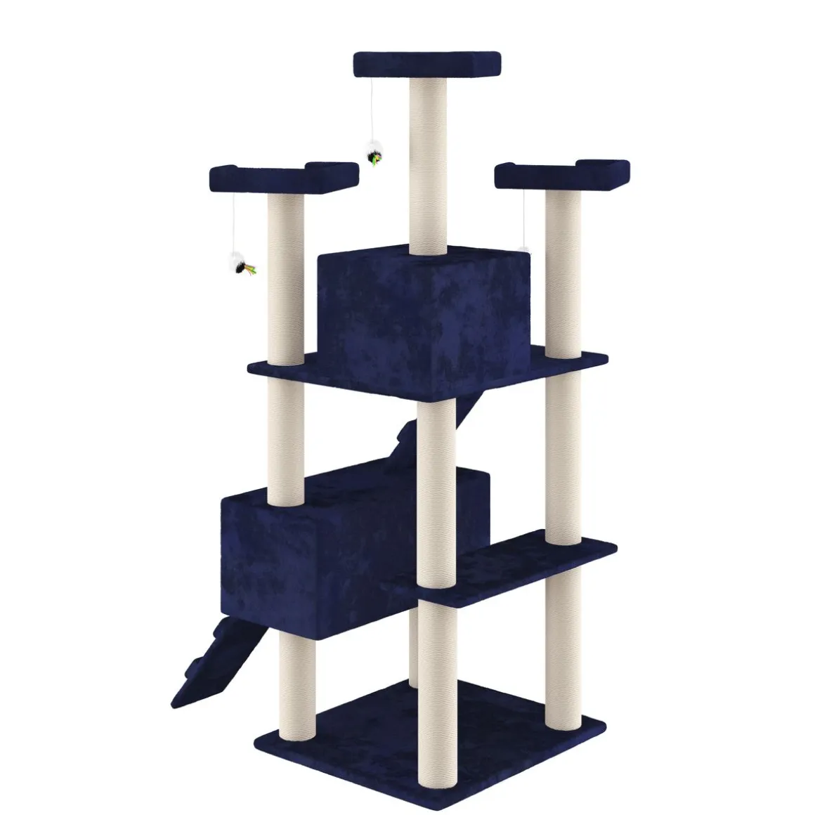 Katzenbaum MIRO 182 cm blau
