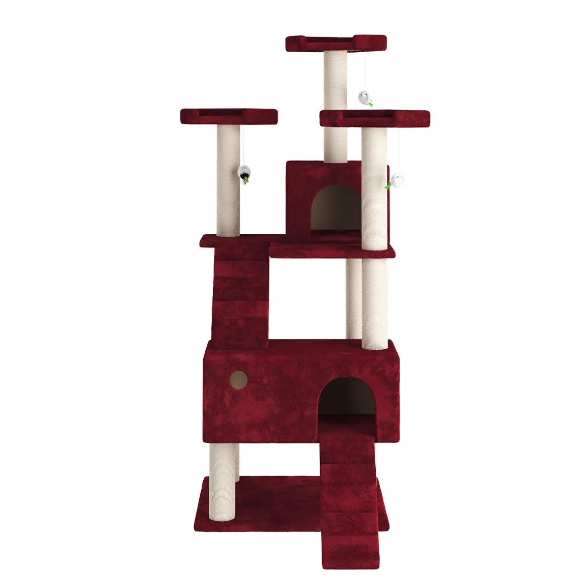 Katzenbaum MIRO 182 cm rot
