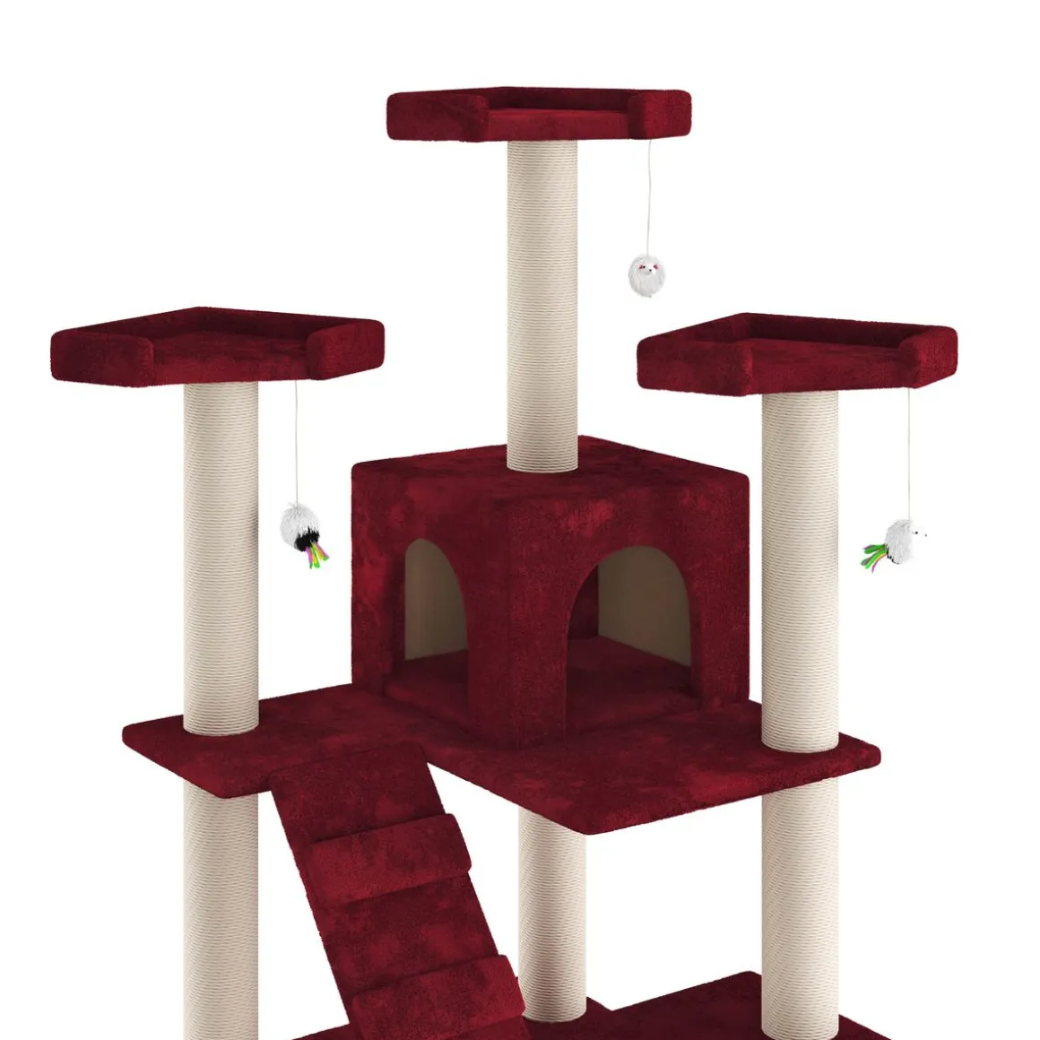 Katzenbaum MIRO 182 cm rot
