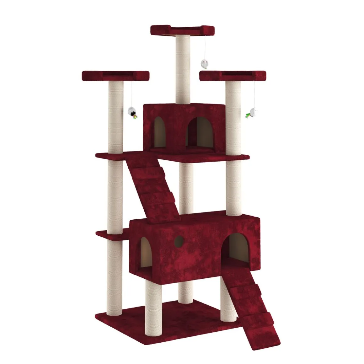 Katzenbaum MIRO 182 cm rot