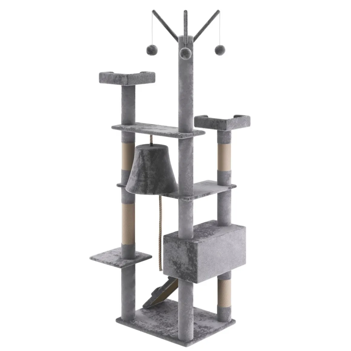 Katzenbaum MOLLY 210 cm grau