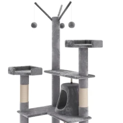 Katzenbaum MOLLY 210 cm grau