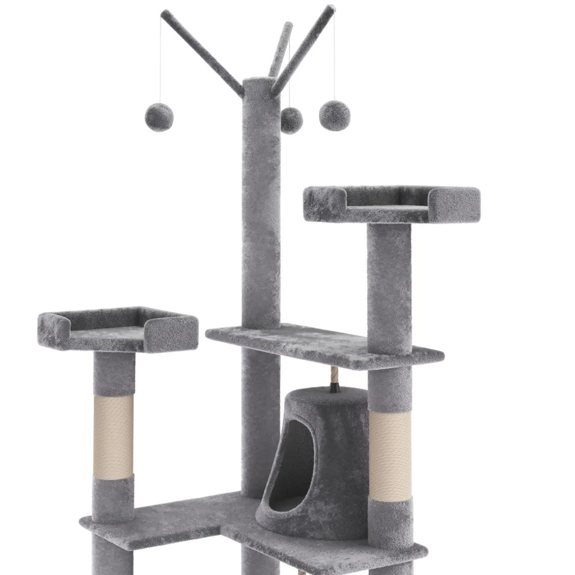 Katzenbaum MOLLY 210 cm grau