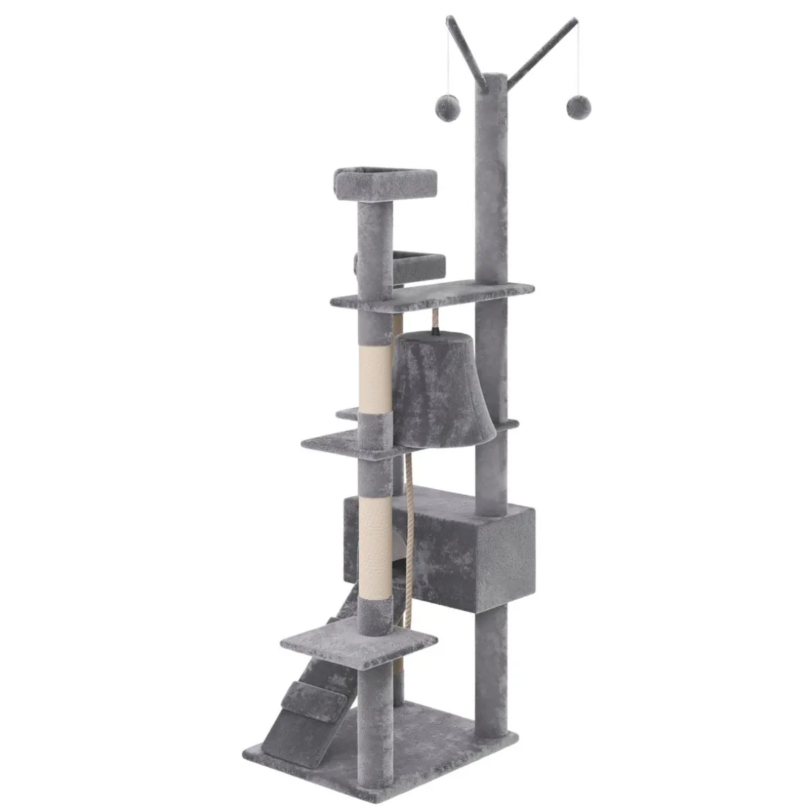 Katzenbaum MOLLY 210 cm grau