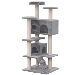 Katzenbaum NELLY 131 cm grau