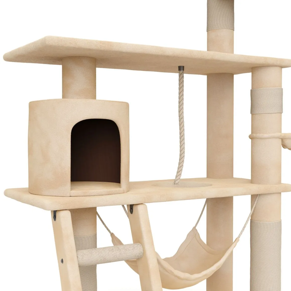 Katzenbaum SIMBA 141 cm beige | GONSER.CH