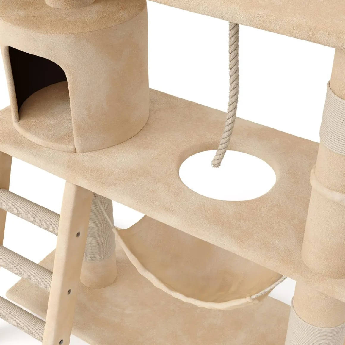 Katzenbaum SIMBA 141 cm beige | GONSER.CH