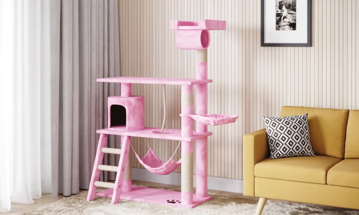 Katzenbaum SIMBA 141 cm pink