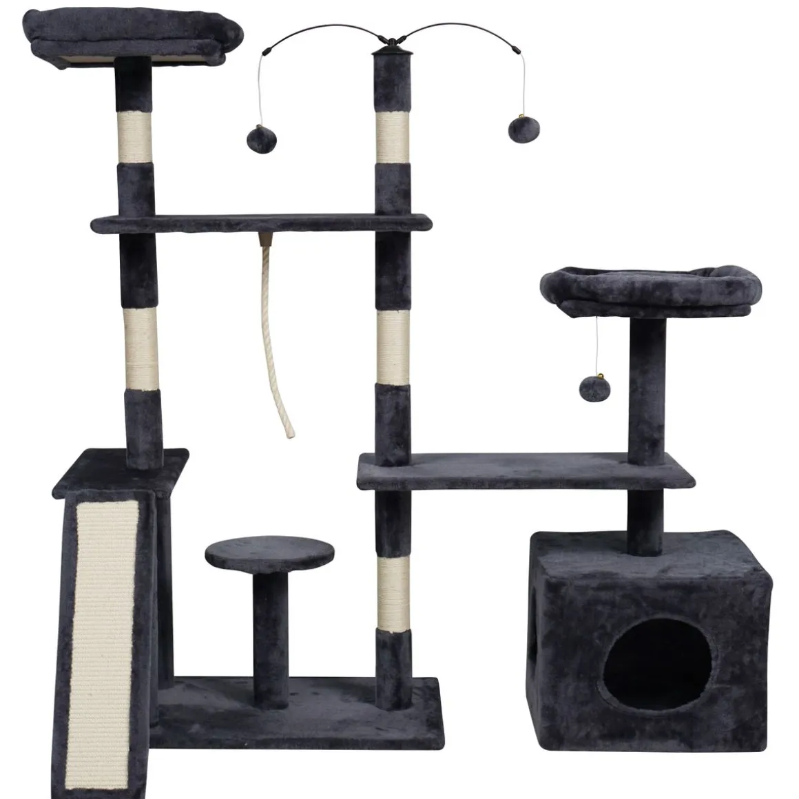 Katzenbaum SMOKY 135 cm anthrazit