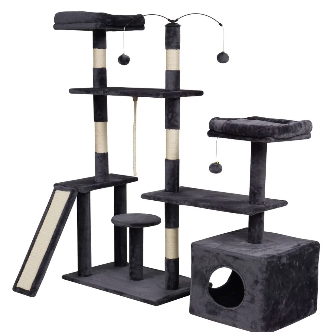 Katzenbaum SMOKY 135 cm anthrazit