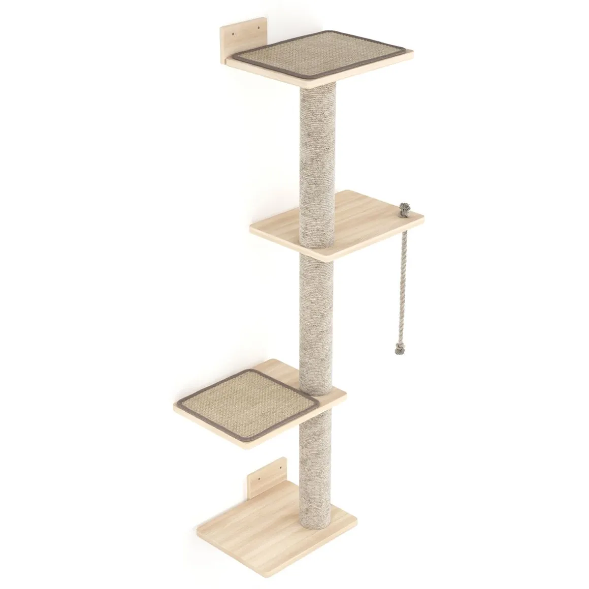 Katzenbaum zur Wandmontage DORIS 127 cm