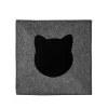 Katzenbett Höhle faltbar 33 x 33 x 37 cm anthrazit