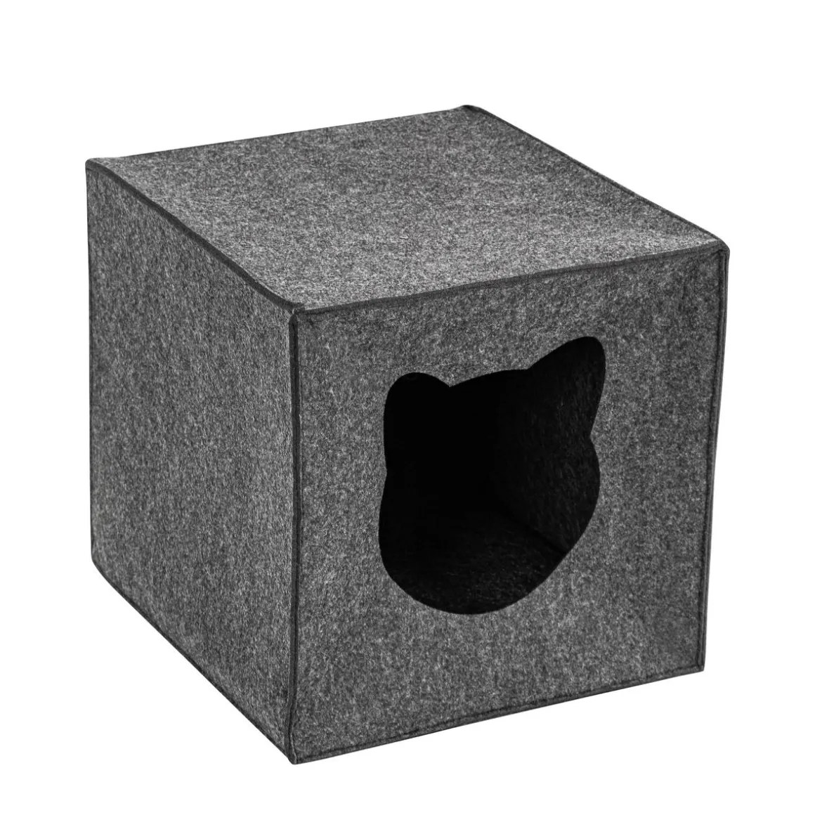 Katzenbett Höhle faltbar 33 x 33 x 37 cm anthrazit