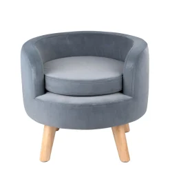 Katzenbett Sofa 40 x 36 cm grau