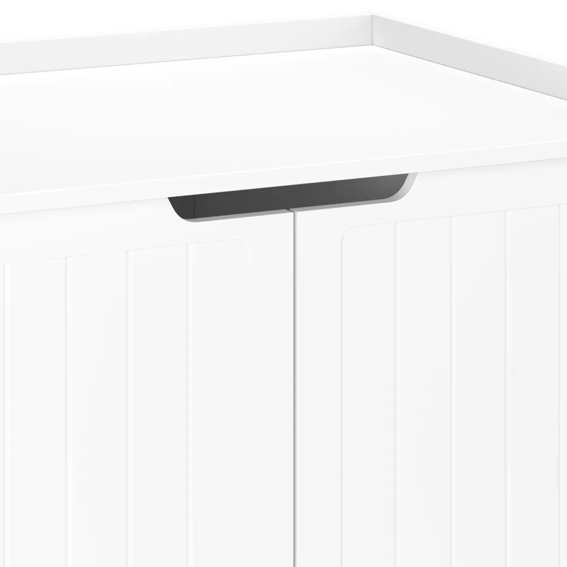 Katzenhaus für Katzentoilette 75 x 52 cm weiss