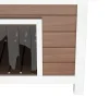 Katzenhaus Outdoor Holz 57 x 45 x 43 cm natur/weiss