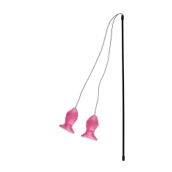 Katzenspielzeug Angel mit Fisch 46 cm