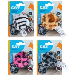 Katzenspielzeug Ball flauschig 6 cm