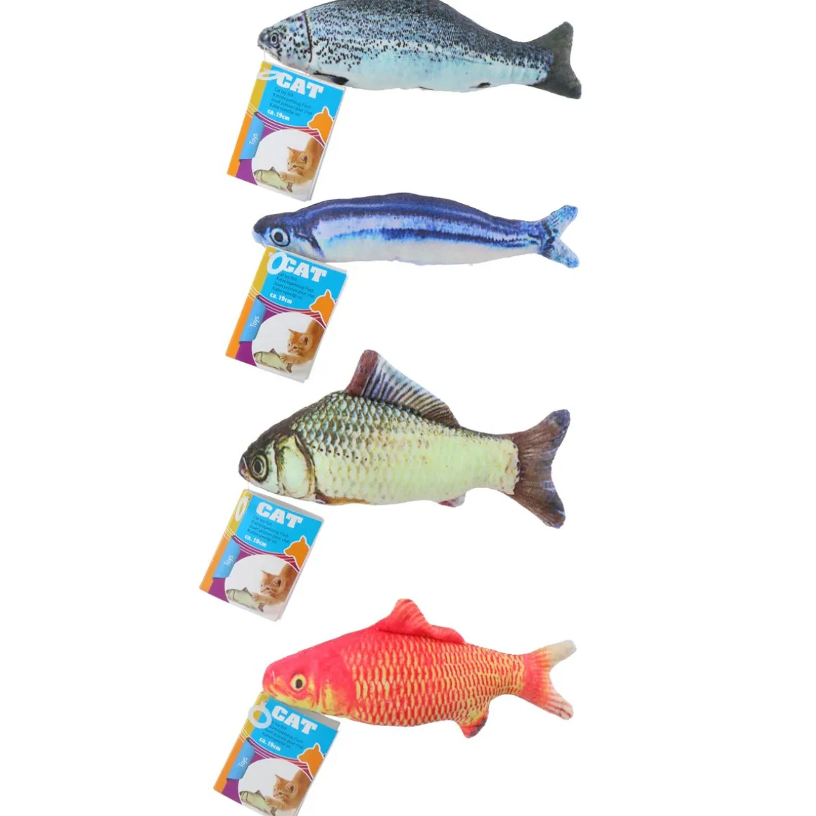 Katzenspielzeug Fisch 19 cm