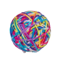 Katzenspielzeug Garnball 6 cm bunt