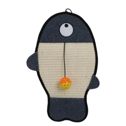 Katzenspielzeug Kratzmatte Fisch 48 x 24 cm