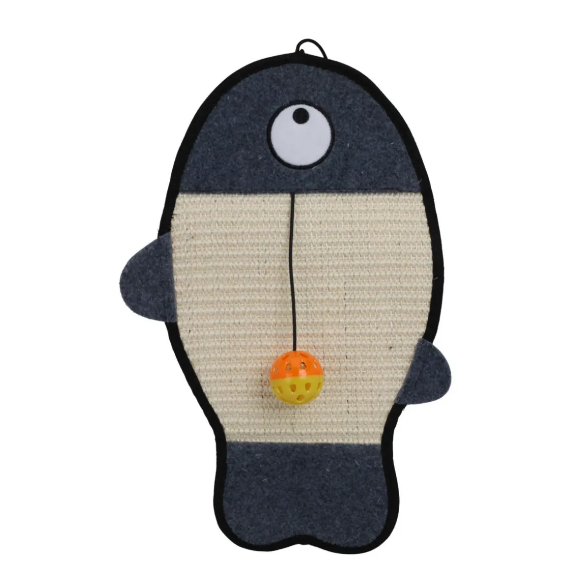Katzenspielzeug Kratzmatte Fisch 48 x 24 cm
