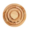 Katzenspielzeug Kugelbahn Holz 21 x 11 cm natur
