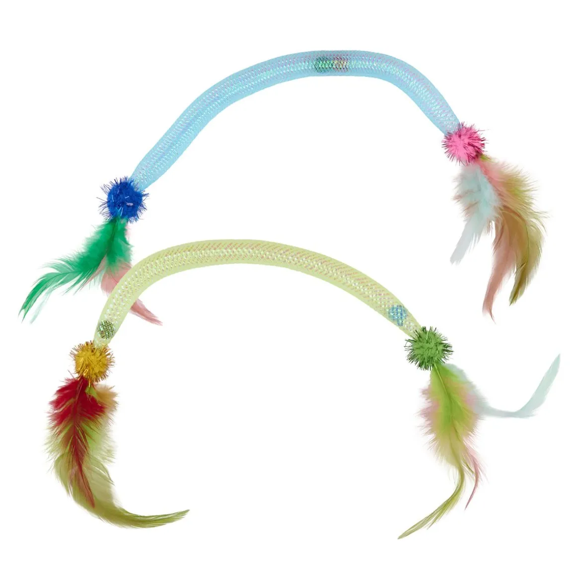 Katzenspielzeug Set Glitzer 40 cm 2-teilig
