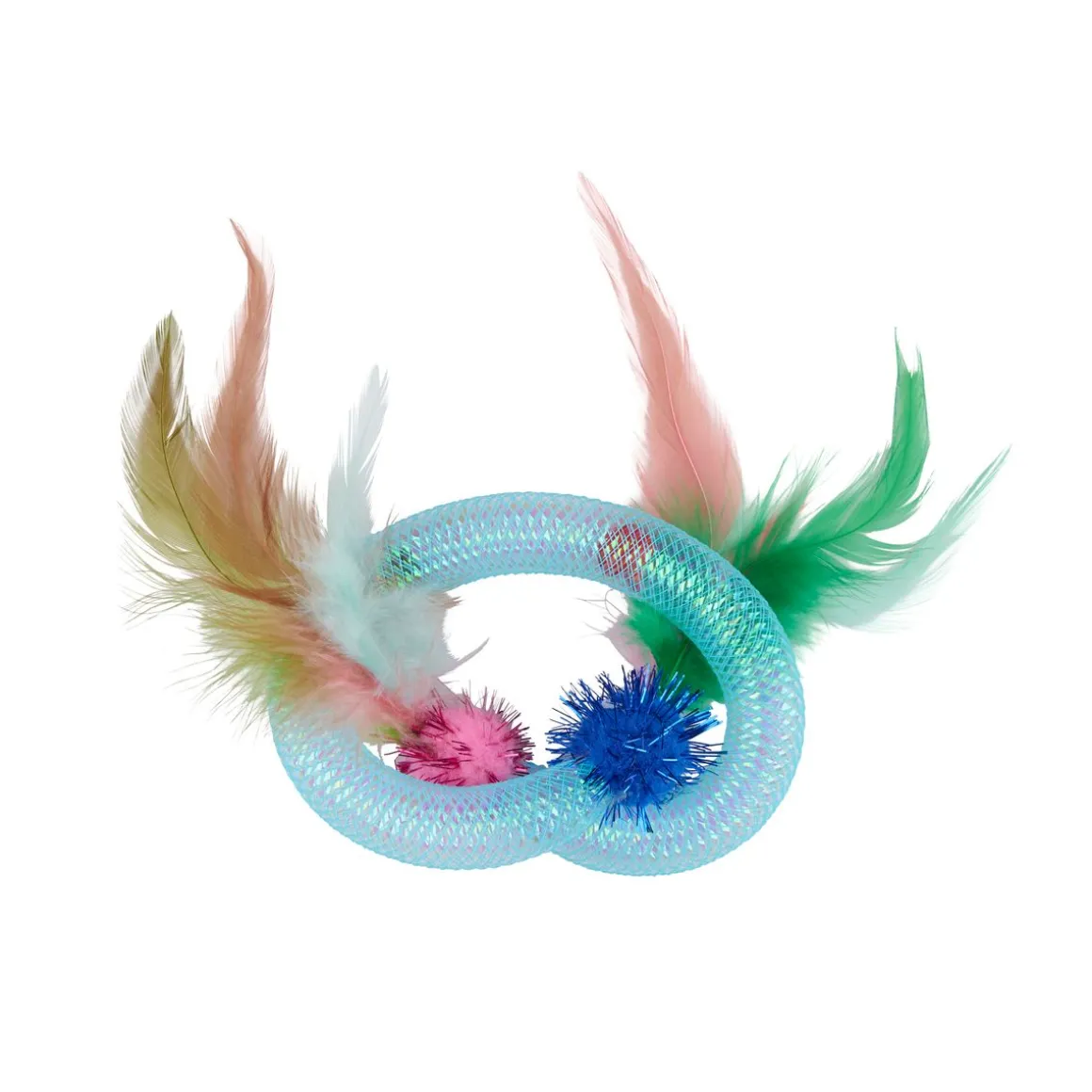 Katzenspielzeug Set Glitzer 40 cm 2-teilig