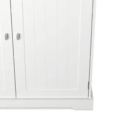 Küchenbuffet Hochschrank 76 x 182 cm weiss