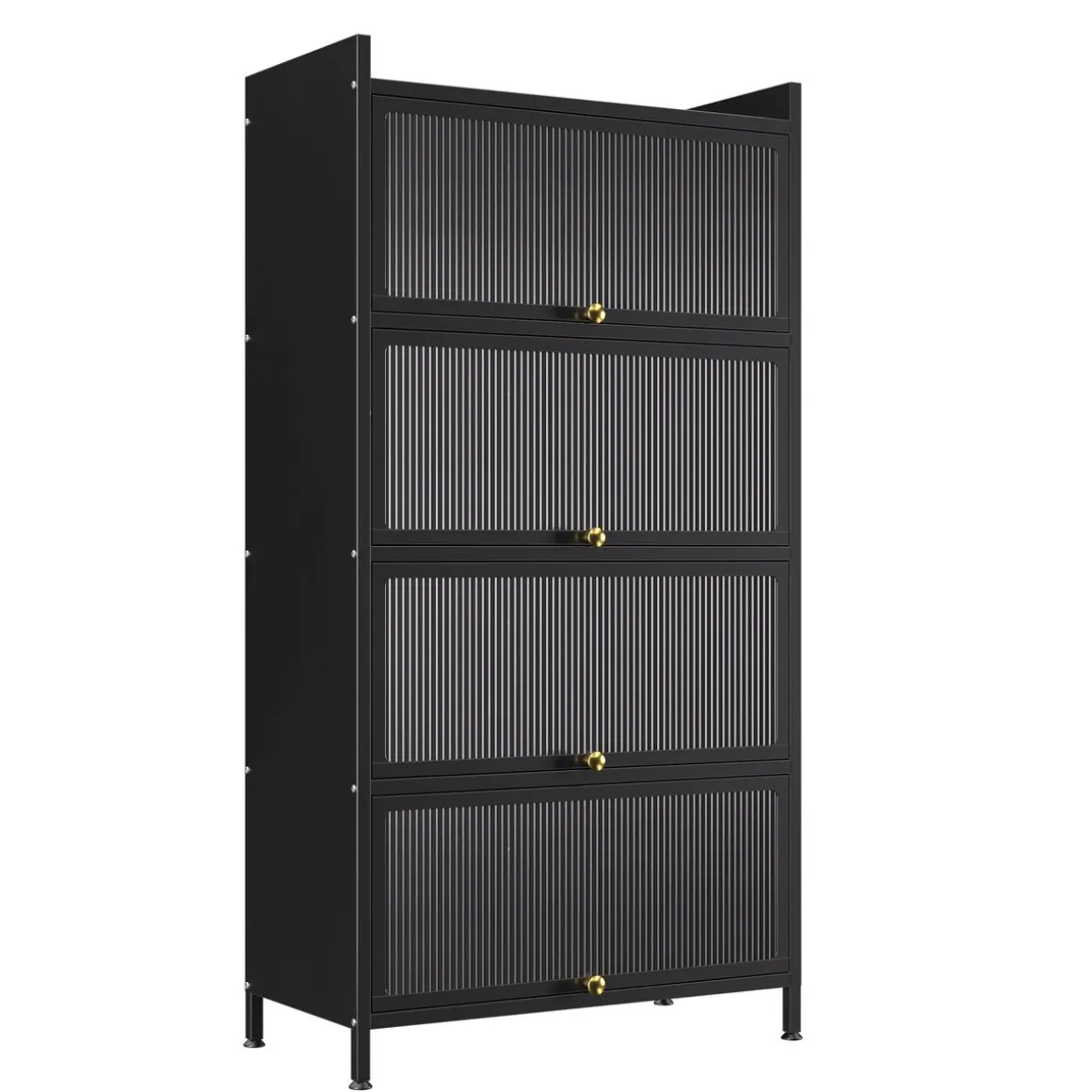 Küchenregal Metall 70 x 142 cm schwarz