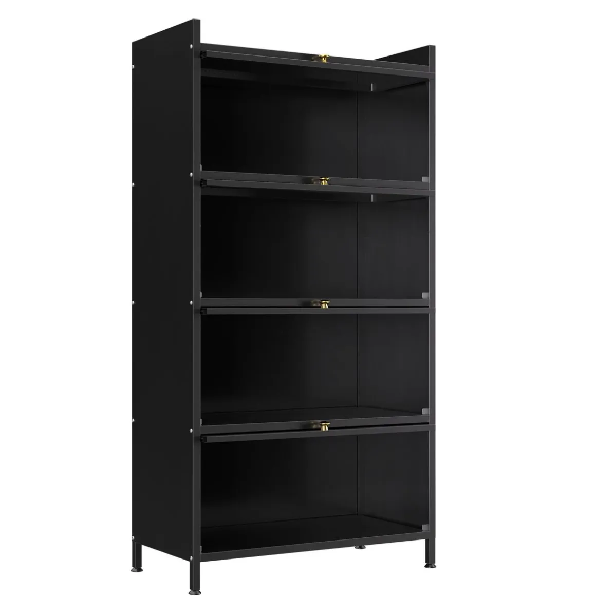 Küchenregal Metall 70 x 142 cm schwarz