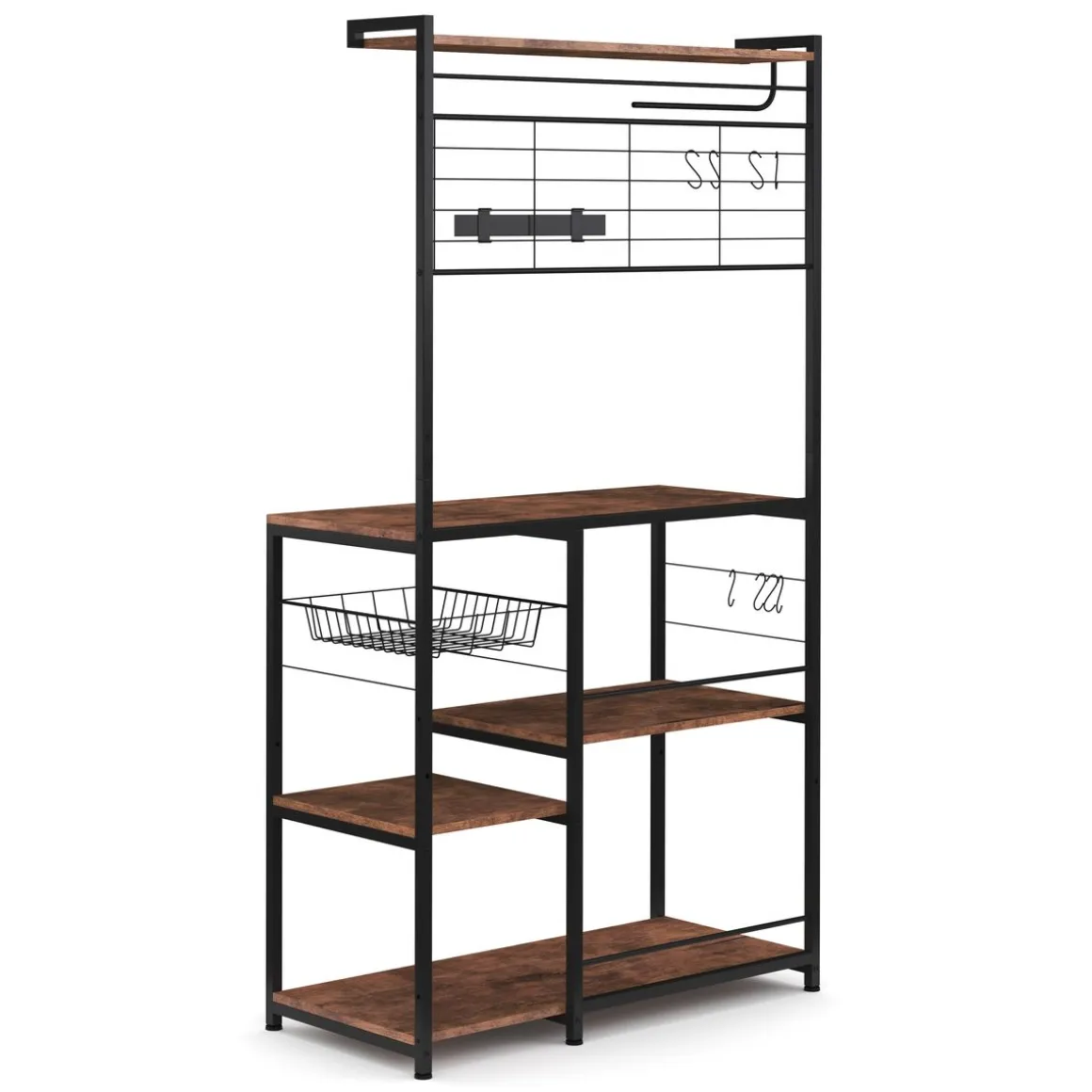 Küchenregal Vintage BONITA 90 x 167 x 42 cm
