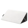 Keilkissen mit Nackenrolle 60 x 51 x 40 cm weiss/schwarz