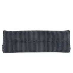 Keilkissen Samt 150 x 20 x 50 cm anthrazit