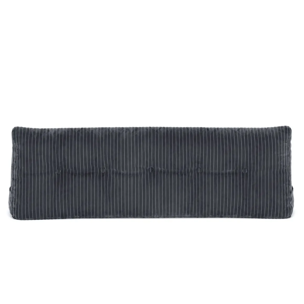 Keilkissen Samt 150 x 20 x 50 cm anthrazit