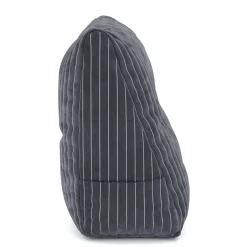 Keilkissen Samt 100 x 20 x 50 cm anthrazit